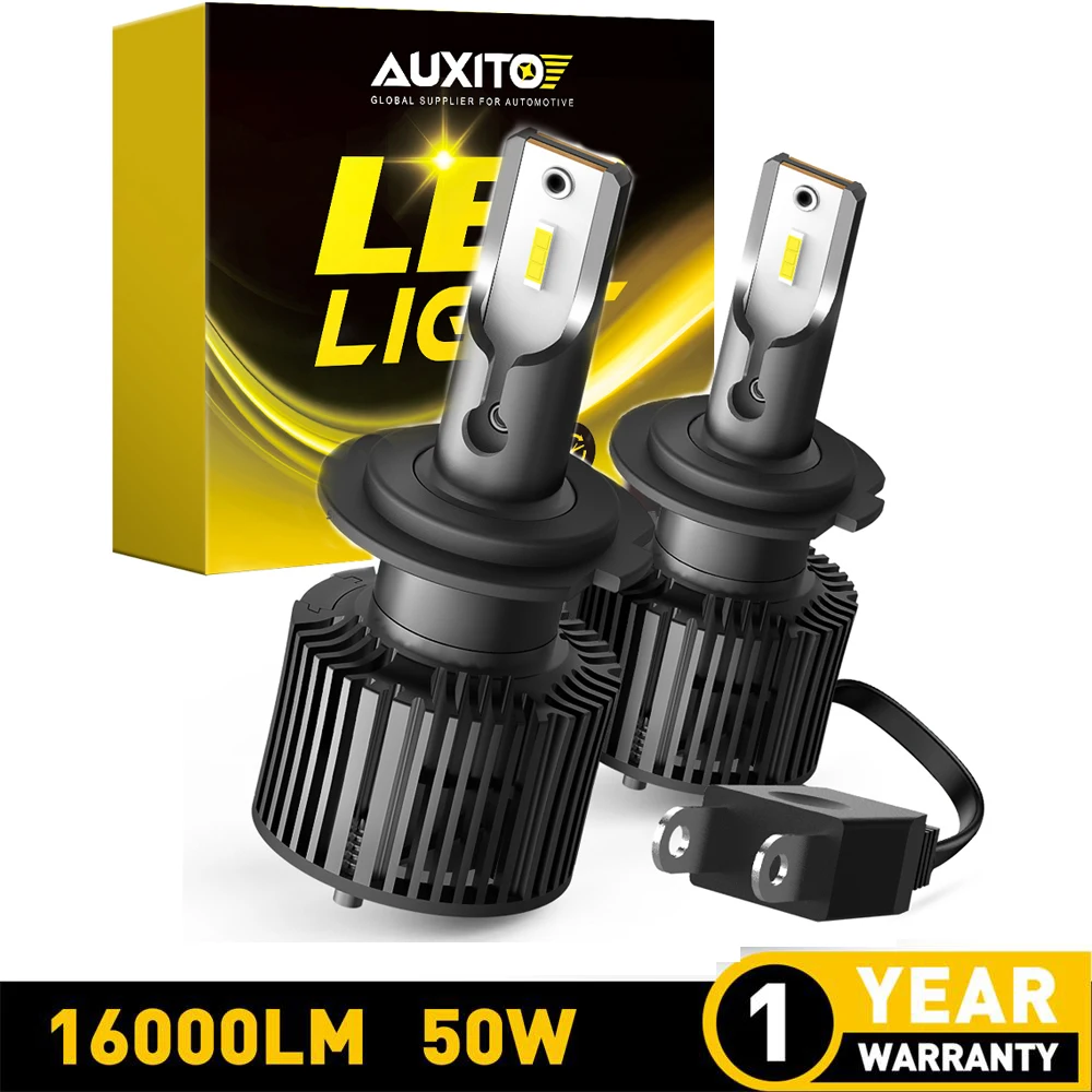 AUXITO-bombilla LED para faro delantero de coche, lámpara Canbus de 16000LM para BMW Serie 1 M X1 E84 X2 X3 E83 X5 E53 E70 X6 Z4 M2 M3 M5 M6, 2 uds.
