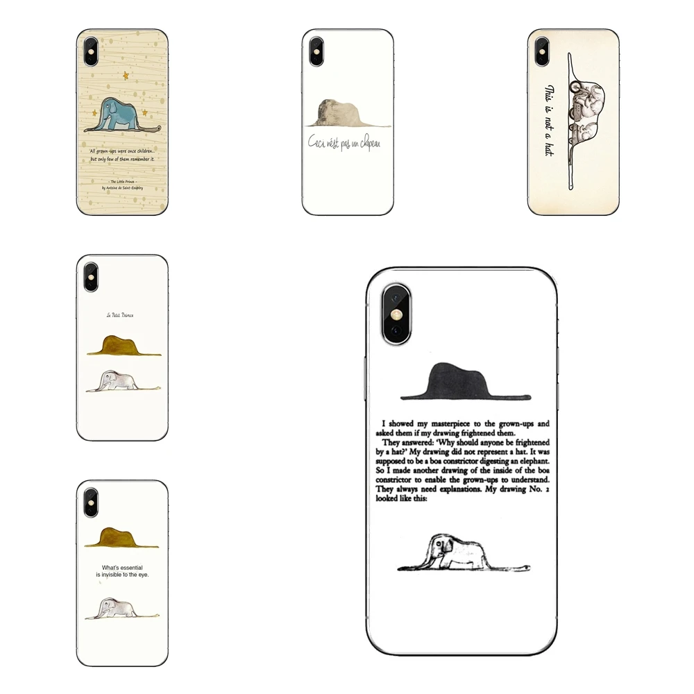 Маленький принц шляпа или боа для iPhone XS Max XR X 4 4s 5 5S 5C SE 6 6S 7 8 Plus samsung Galaxy J1 J3 J5 J7 A3 A5
