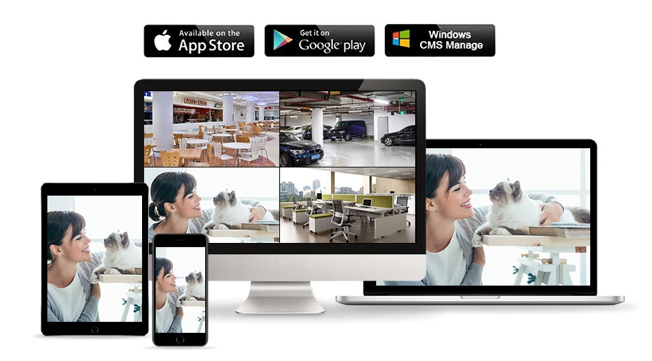 Hiseeu CCTV камера системы безопасности комплект 8CH 5MP AHD DVR 4 шт. наружный всепогодный видеонаблюдение 3,6 мм объектив