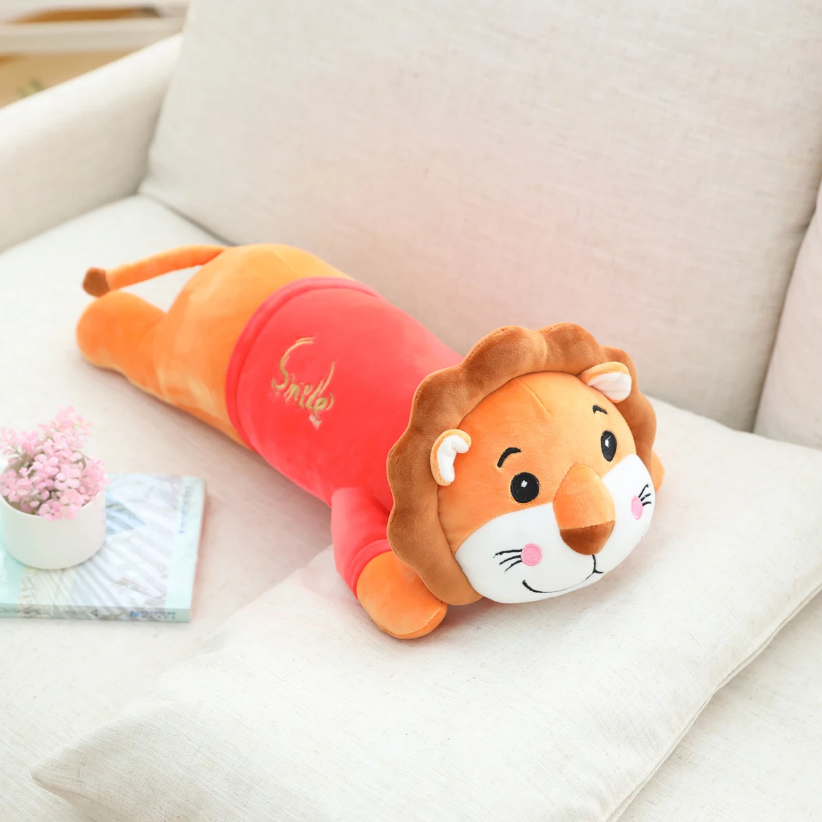 Дропшиппинг новое поступление милые Мультяшные животные Лев плюшевые мягкие