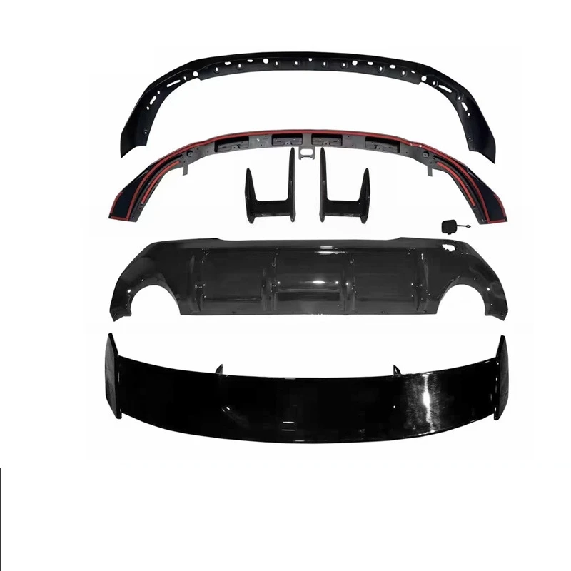 

Для BMW F40 M135i 118i 2021 2022 ABS черный комплект кузова краски автомобиля Передняя фотоюбка спойлер гоночные грили