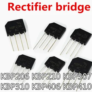 10 шт.лот KBP206 KBP210 KBP307 KBP310 KBP406 KBP410 выпрямительные мостовые выпрямители DIP-4