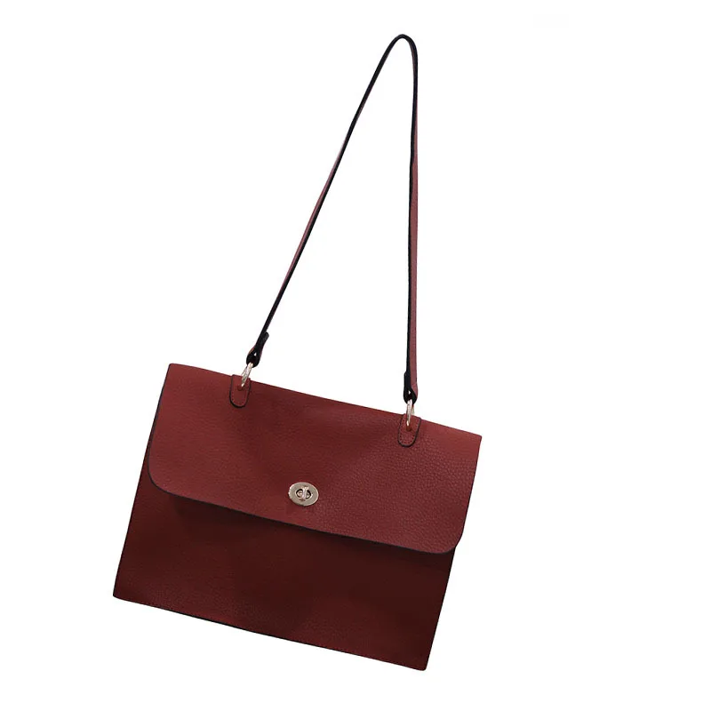 

Female bag niche design 2020 new fashion girl foreign style lychee pattern large capacity messenger bag shoulder bag