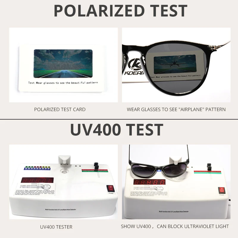 Мужские и женские Винтажные Солнцезащитные очки KDEAM классические зеркальные