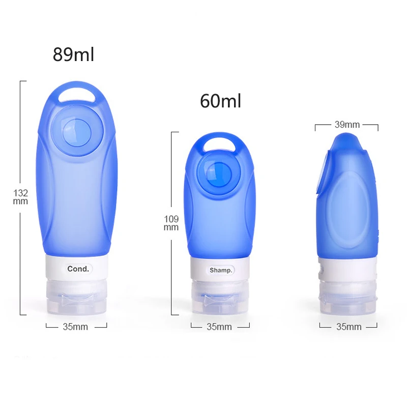 1 шт. Портативный практичные бутылки Давление пустые силиконовый шампунь