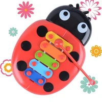 colorful ladybird baby kid 8 note xylophone musical toys wisdom development kids musical instruments toys for childrenholiday