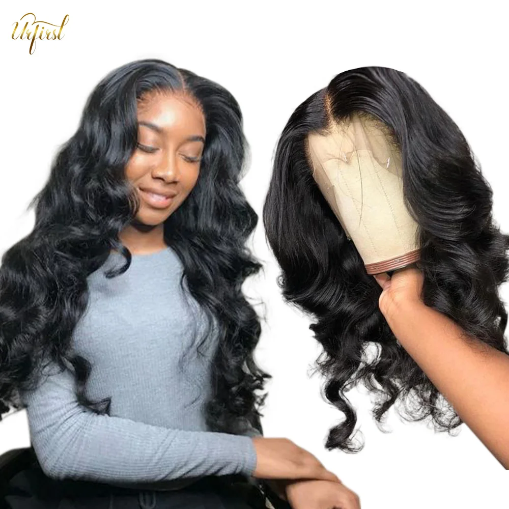 URFIRST Loose Wave Wig Malaysian Lace Front Human Hair Wigs For Black Women Lace Closure Wig Pre Plucked Human Hair Wigs Remy