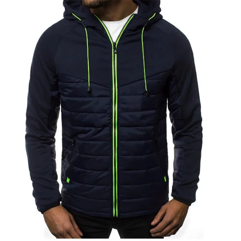 Повседневная куртка с капюшоном мужские толстовки принтом модные пальто