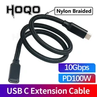 usb3 1 gen2 type c extension cable 90 degree right angle usb c male to female data charging cable extender cord 0 3m1m 2m 5m