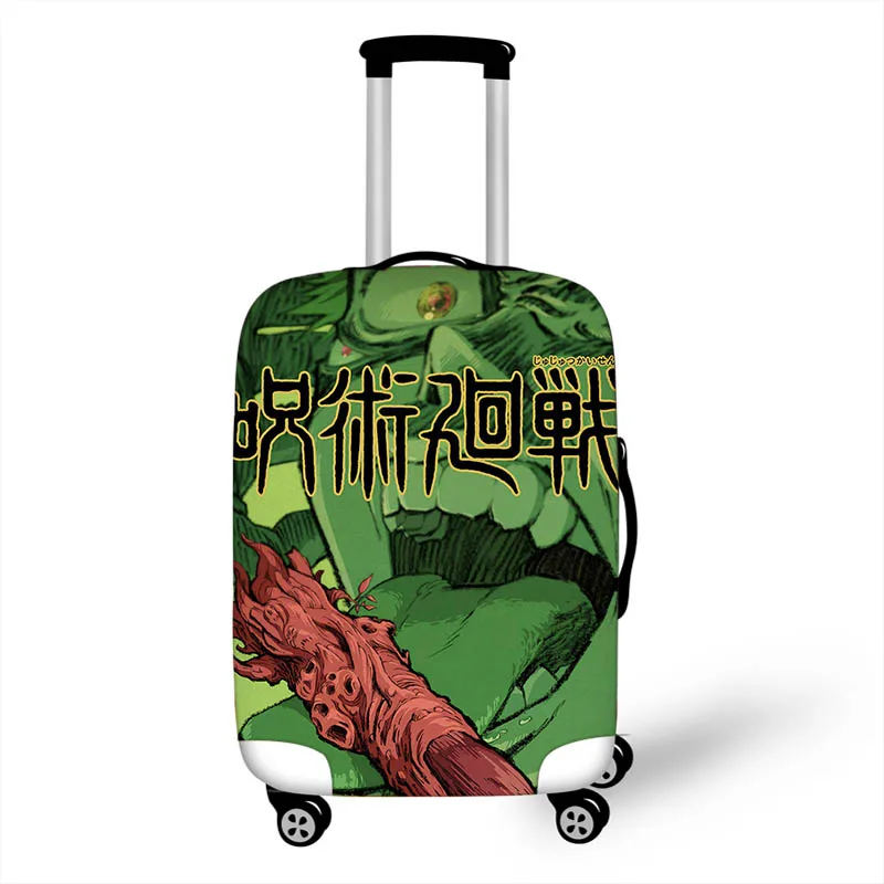 18-32 '' Jujutsu Kaisen Yuji Itadori Travel Luggage Suitcase Cover Trolley Bag Protective Cover Men Women Elastic Suitcase Cover