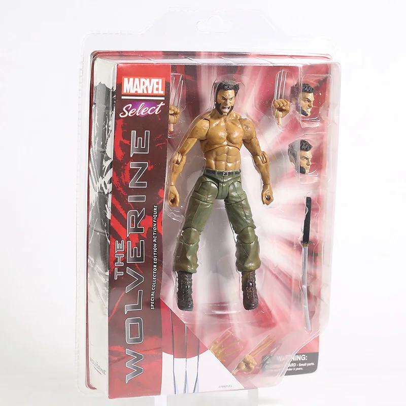 X-Men Росомаха Логан ПВХ экшн-фигурка Brinquedo Select Model Toy | Игрушки и хобби