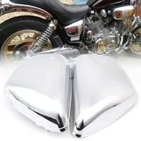 battery side fairing cover protection guard chrome motorcycle accessories lr side for yamaha xv700 750 1000 1100 virago 1984 up