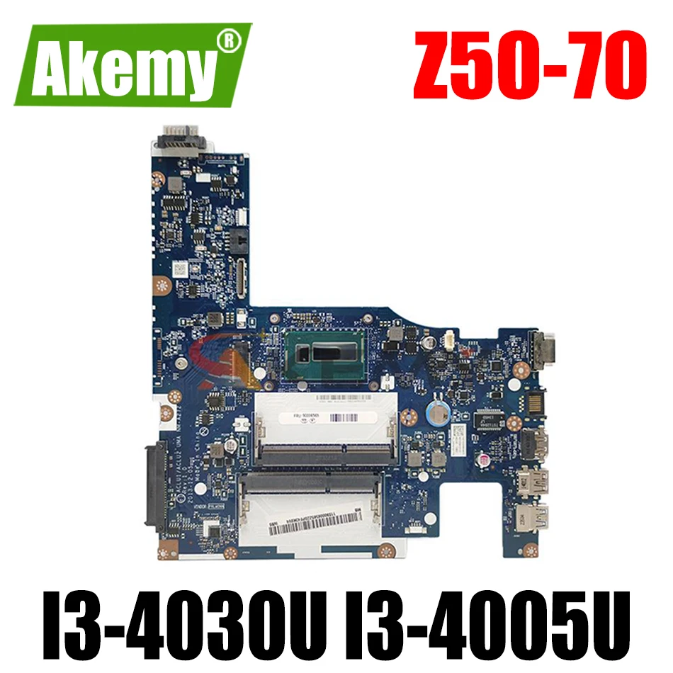 

ACLU1/ACLU2 UMA NM-A272 NM-A362 для Lenovo G50-70 Z50-70 G50-70M G50-80 материнская плата для ноутбука с I3 4030U 4005U 100% протестированная