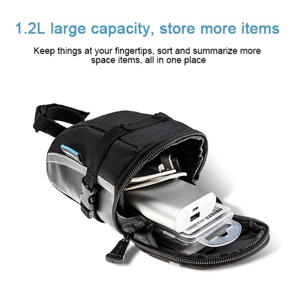 Переносная седельная сумка для велосипеда объемом 1,2 литра с набором инструментов для ремонта горных и шоссейных велосипедов многофункциональное оборудование для езды.