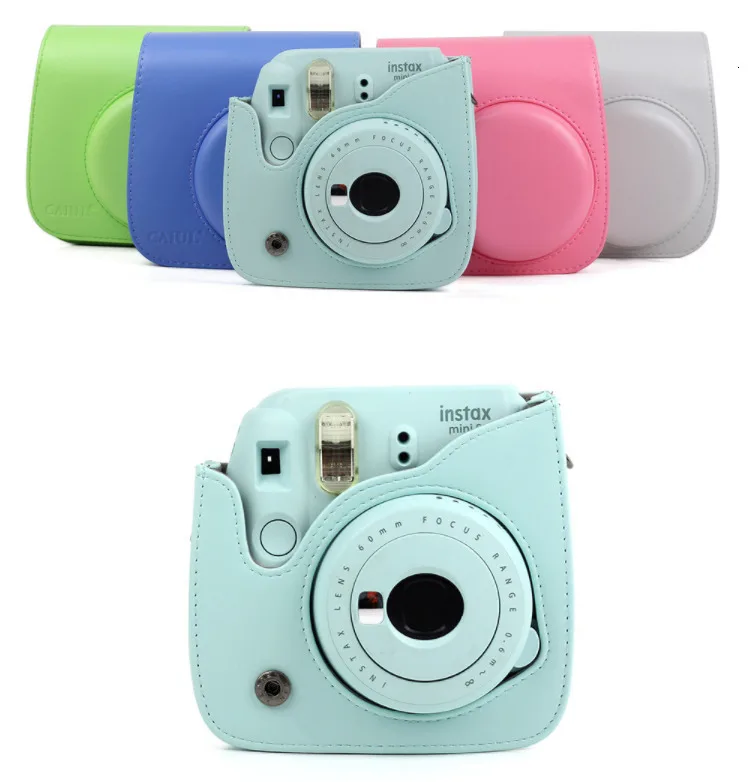 Fujifilm Instax mini чехол для камеры pu кожаный чехол с плечевым ремнем для Instax Mini 9 Mini 8 Mini 8+ мгновенная камера