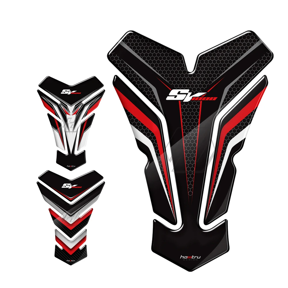 

NEW 3D Resin Motorcycle Tank Pad Protector Sticker Case for Suzuki SV1000 SV1000S