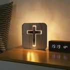 Светящаяся USB деревянная Крестовая настольная лампа jesu для спальни, портативный светильник, новинка, дизайн, домашний декор, светодиодная комнатная яркая настольная лампа