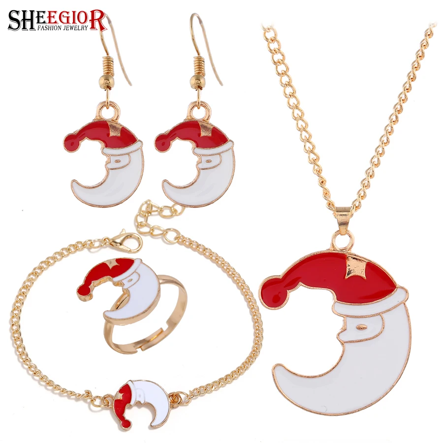 Комплект из колье серёг и кольца с эмалью|Ювелирные наборы| |