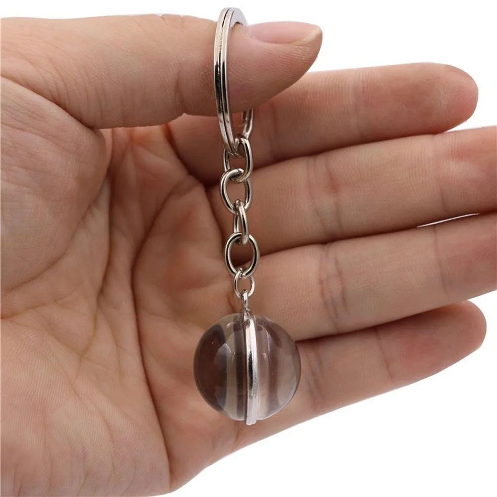 Keychain Retro Fashion Creative Mandala Time Gem Double-sided Glass Ball Keyring Key chain Jewelry Pendant Gifts For Men | Украшения и