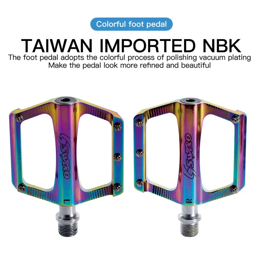 

Mountain bike pedals Anti-Skid Ultra-Light pedales mtb Aluminum Alloy 4 Bearings bike pedals mtb accesorios pedales bicicleta