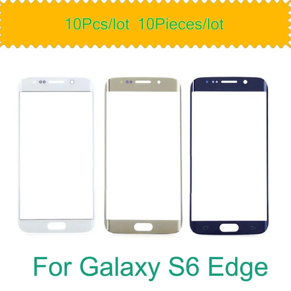 10 шт./лот S6EDGE для Samsung Galaxy S6 Edge G925F G925A G95 сенсорный ЖК экран передняя панель