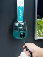 green toothpaste squeezer organizer dispenser minimalist toothpaste holder bathroom accessori bagno tooth accessories dl60jy
