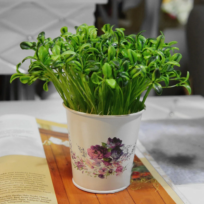 

12pcs/lots Artificial plastic water weed sprouts artificial fake flowers plant for home garden table display decoration plants