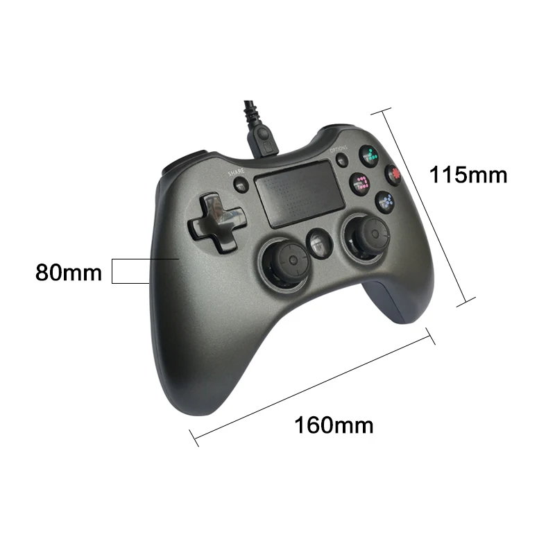 Проводной джойстик для PS4 контроллер Playstation вибрационный геймпад PS3 ПК