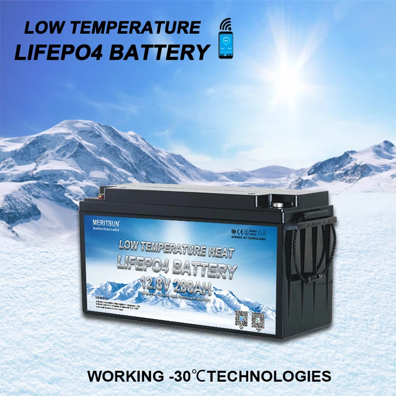 

Low Temperature Lifepo4 12v 100ah Lithium Ion Car Battery With Bluetooth