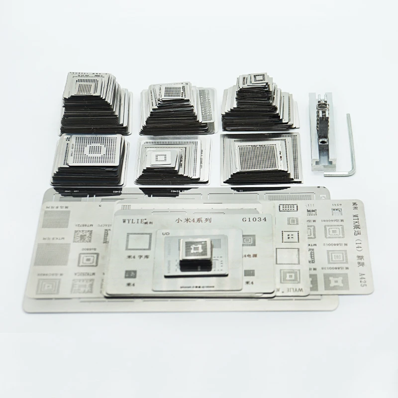 

bga reballing station directly heating stencils 810 pieces set