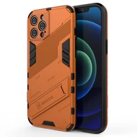 shockproof armor bracket anti fall protector phone case for iphone 11 12 13 mini x xs xr pro max 6 6s 7 8 plus se 2020 pc cover