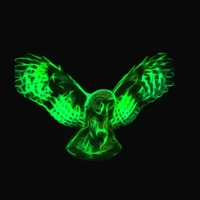 animal patch colour printing owl luminous heat transfer clothes stickers vogue noctilucent iron on patches for clothing diy