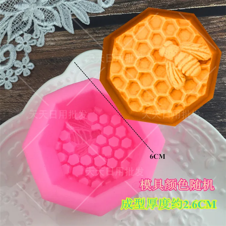 Силиконовые формы для мыла в виде пчелы с Сотами форма помадки шоколада торта