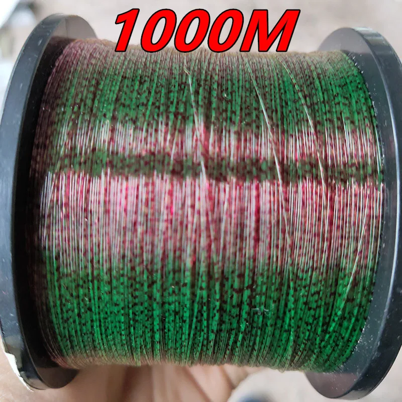 Сверхпрочная леска для ловли карпа 1000 м 3D невидимая камуфляжная нейлоновая