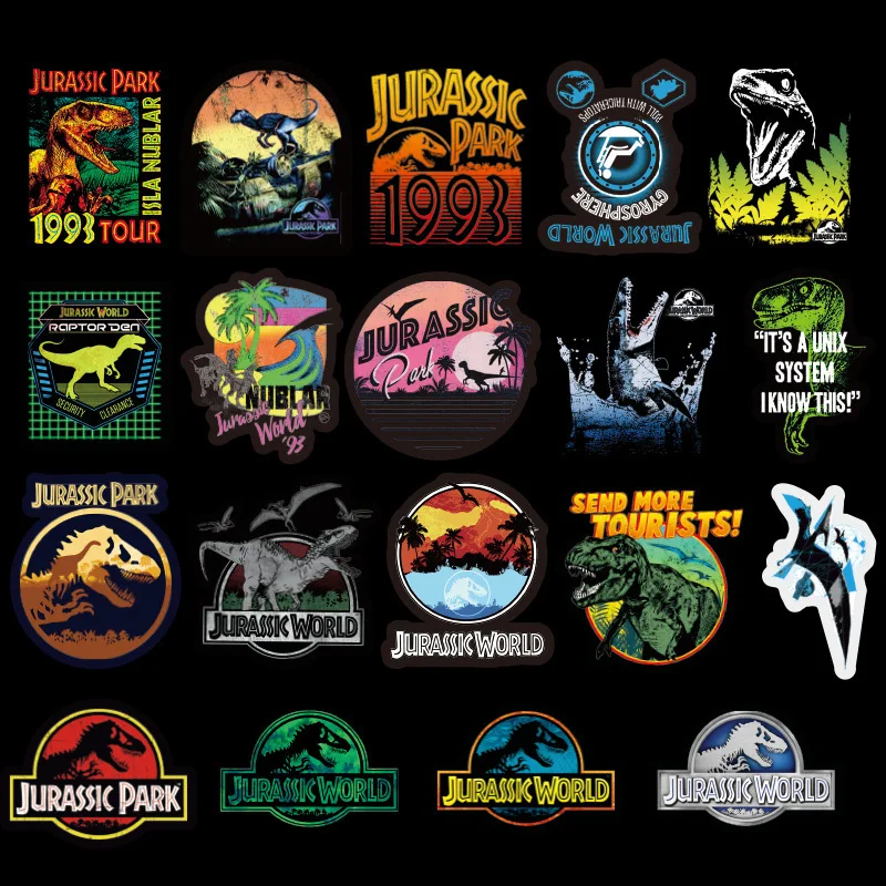 75 шт. наклейка динозавра парка Юрского периода детские игрушки каракули ручной