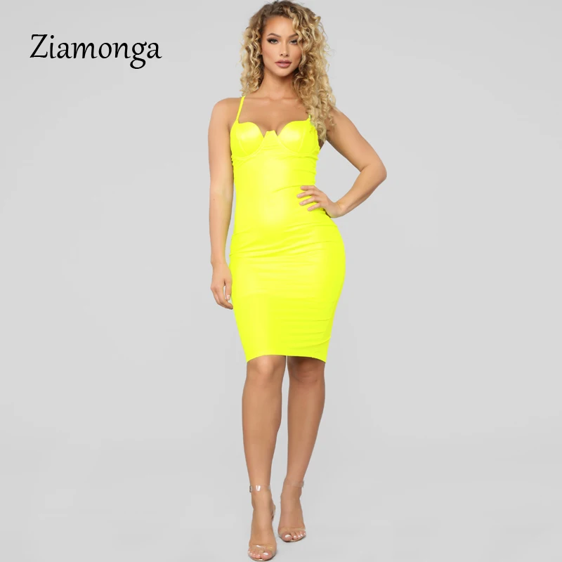Ziamonga, женское Бандажное платье, сексуальное, на тонких бретелях, облегающее, сексуальное, Клубное, модное, для вечеринки, знаменитостей, для девушек, летнее платье