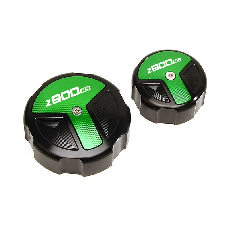 

Motorcycle CNC Aluminum Rear & Front Brake Fluid Reservoir Cap Cylinder cover For Kawasaki Z900RS Z900 RS Z 900 RS All Years