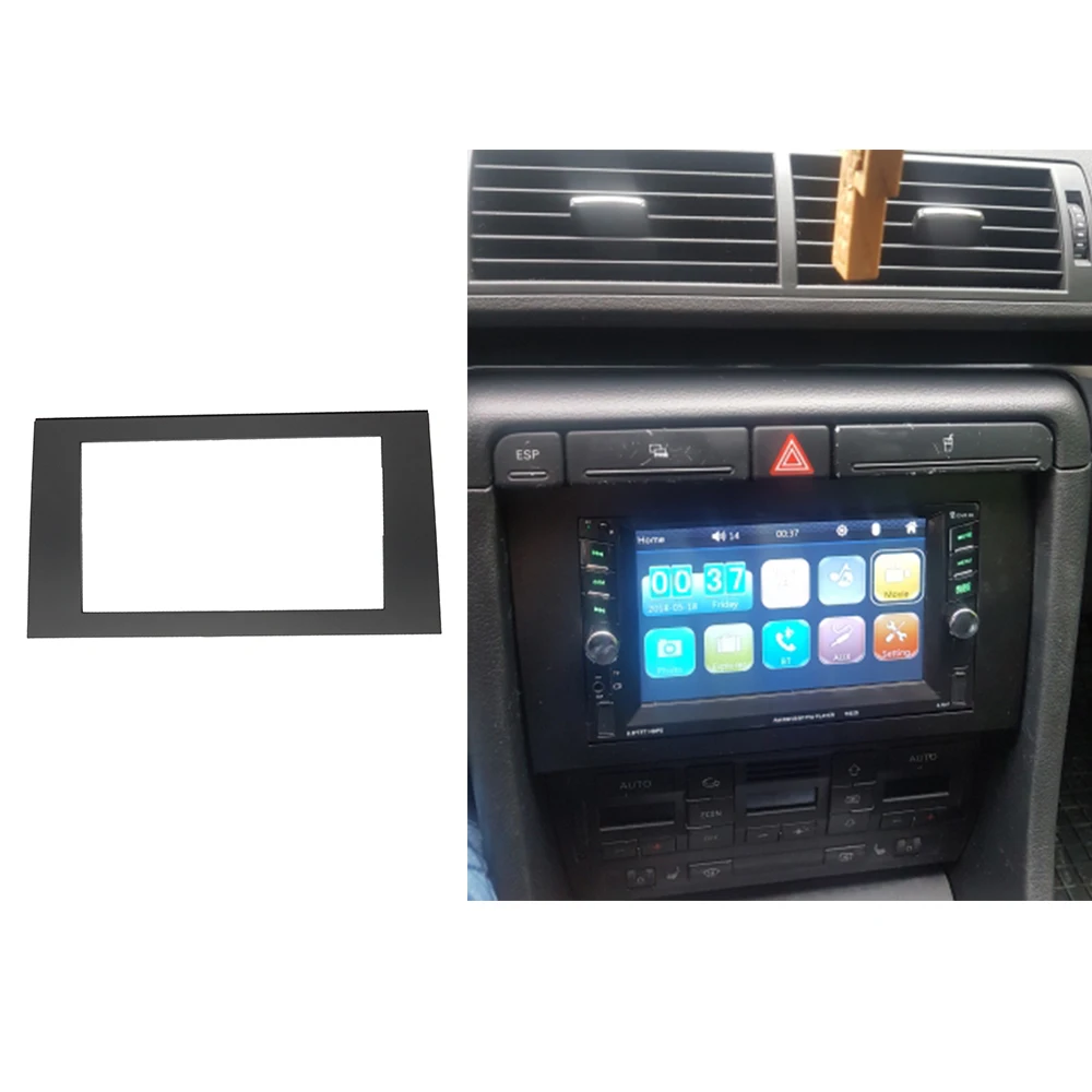 Автомобильный радиоприемник Fascia Для Audi A4 B6 2002 2006 B7 2007 Seat Exeo 2009 + комплект стерео