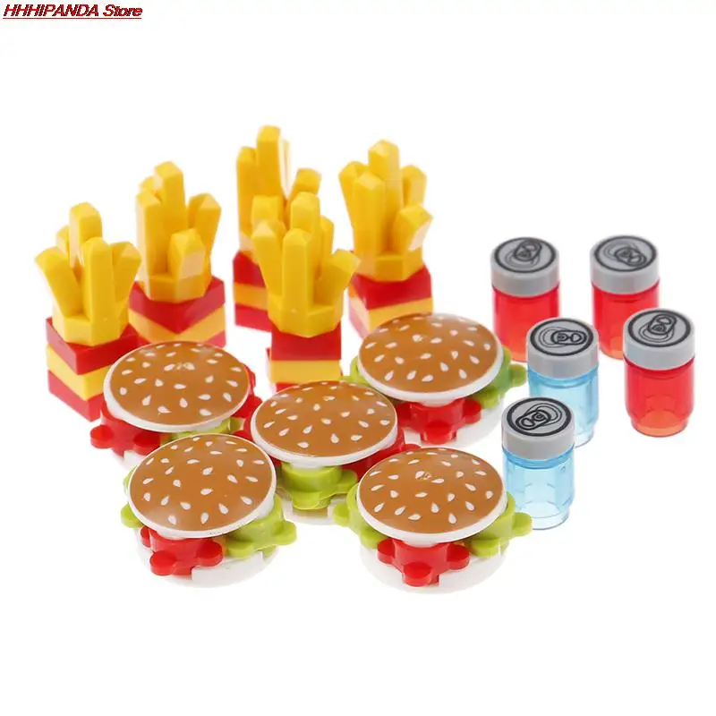 

15 шт., Детский конструктор «гамбургеры»