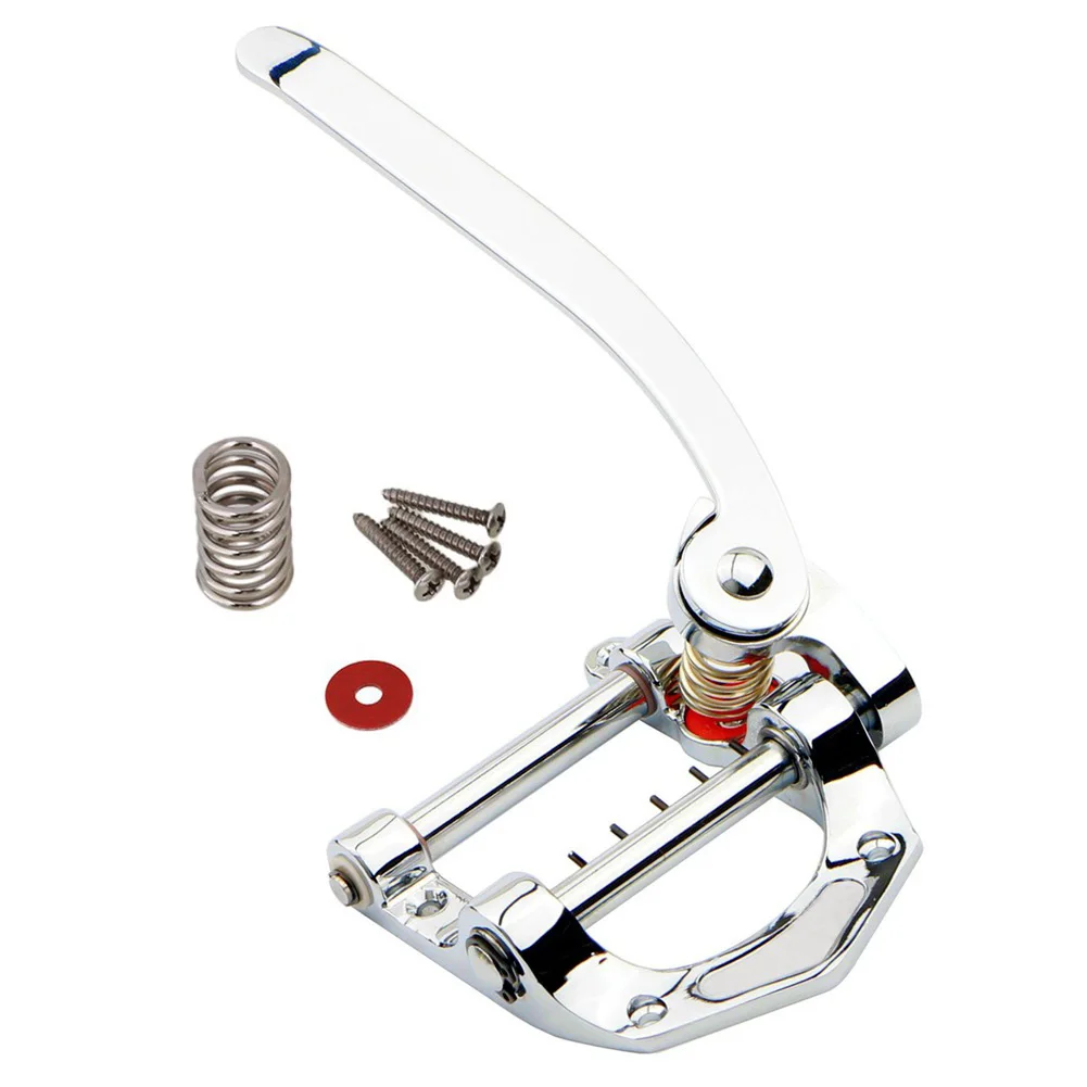 

Crank Bar Tailpiece Tremolo Unit Portable Guitar Vibrato Bridge Flat Top Body Musical Instrument Jazz Practical For Tele SG LP
