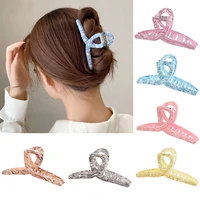 vienkim 2021 korean geometric hair claw for women ladies elegant hair accessorie cross crab bath hair clip fashion girl headwear