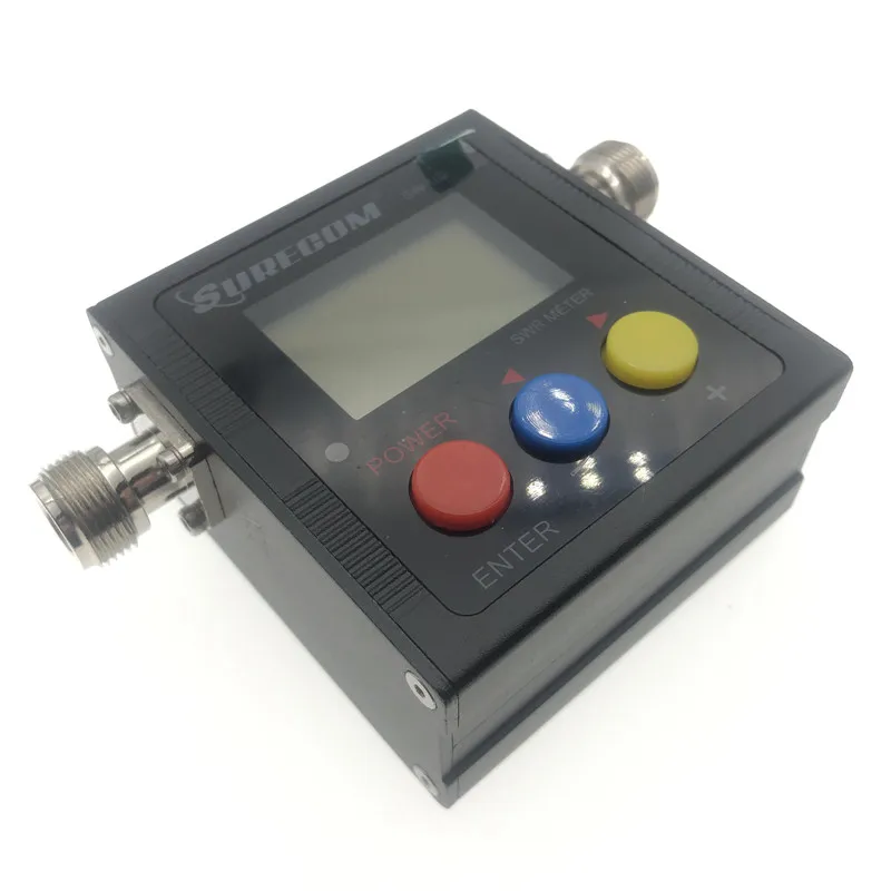 1 шт. обновленная версия Surecom Φ 125-525 МГц VHF/UHF Антенна Power & SWR Meter + SW-102 SMA-M connector не
