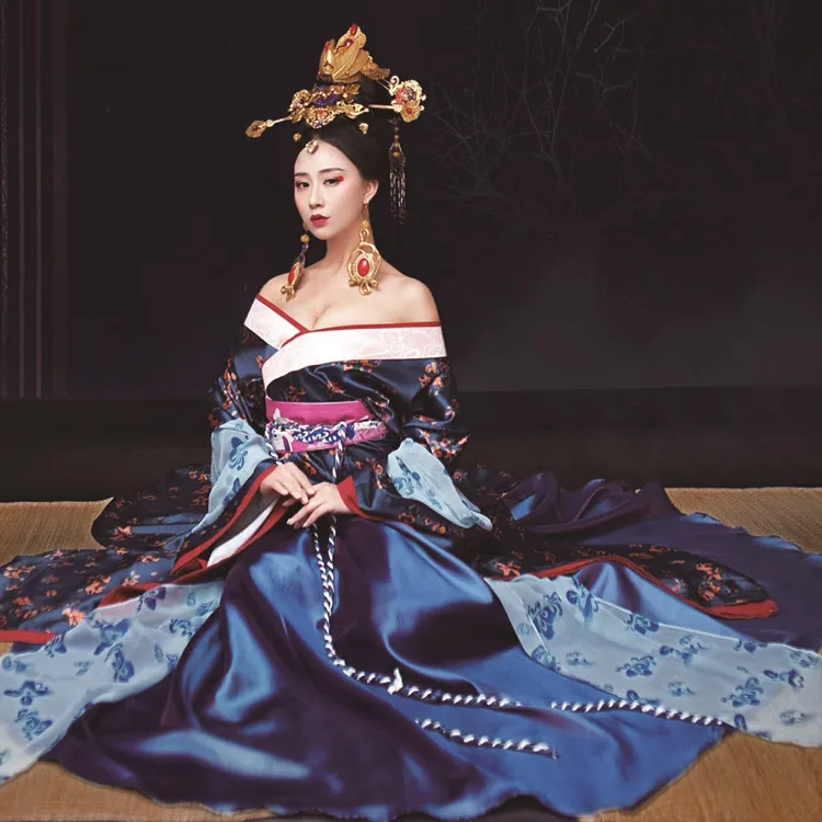 Hanfu женское платье для костюмированной вечеринки классическое кимоно королевы