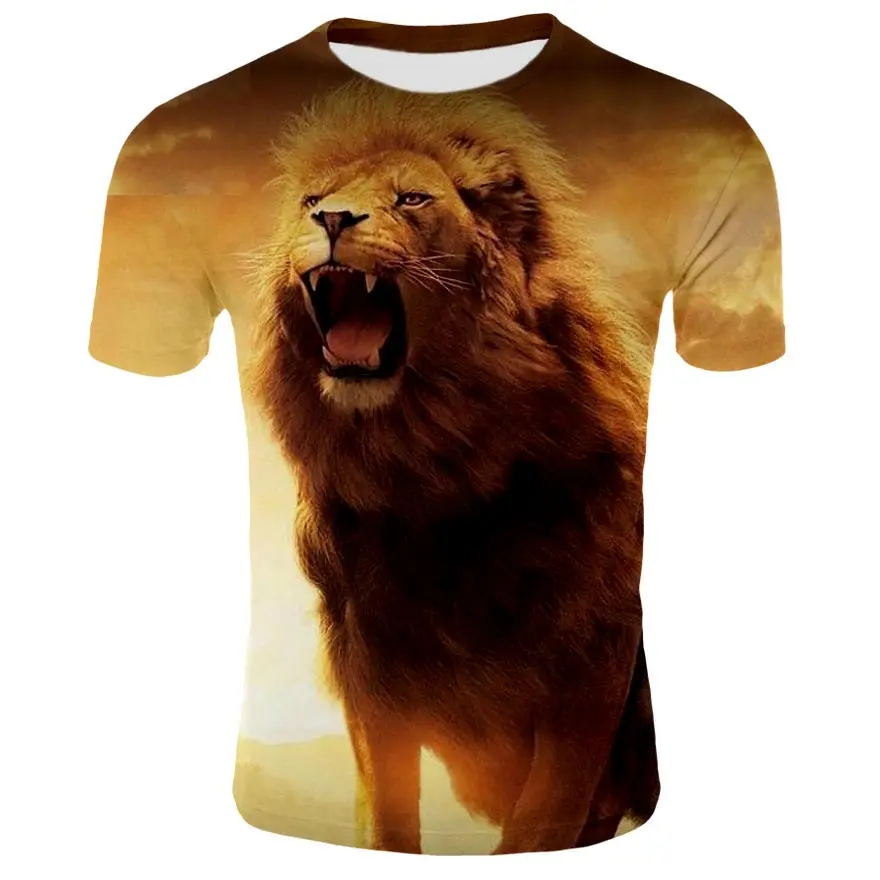 

new 3d printing animal clothing T-shirts 3DT shirt harajuku shirt men women T-shirt tiger oversized t shirt streetwear men tops