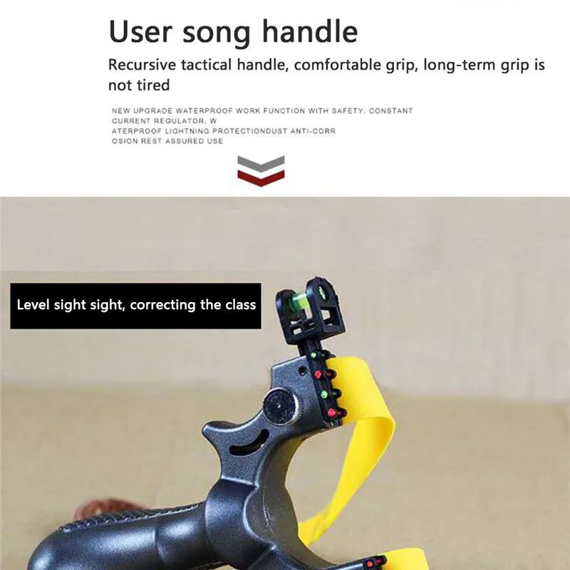 Новые резиновые рогатки высокой точности плоские кожаные Профессиональный