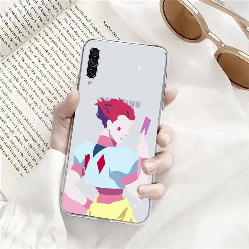 

Hisoka Anime Hunter X hunter Phone Case Transparent for Samsung A71 S9 10 20 HUAWEI p30 40 honor 10i 8x xiaomi note 8 Pro 10t 11
