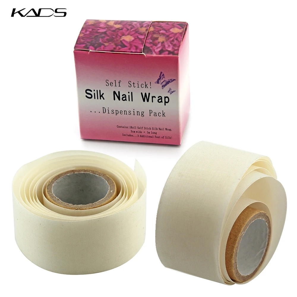 KADS Искусственных Ногтей Инструмент Стекловолокна и Шелк Ногтей Wrap System Makes It Easy to Offer a Подпись Упаковка Службы