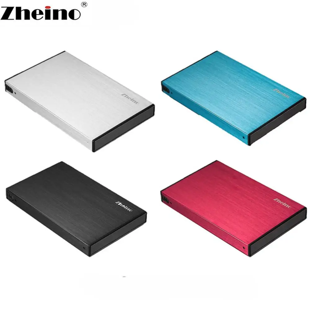 

Zheino 2.5 Inch SATAIII to USB 3.0 External Portable Enclosure For SATA 7mm 9.5mm HDD SSD Tool-Free Aluminum Alloy Case