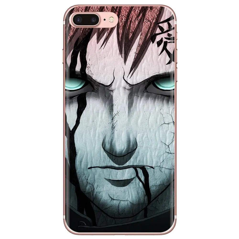Силиконовый чехол для телефона iPhone 11 Pro 4 4S 5 5S SE 5C 6 6S 7 8 X XR XS Plus Max iPod Touch Anime Naruto Gaara |