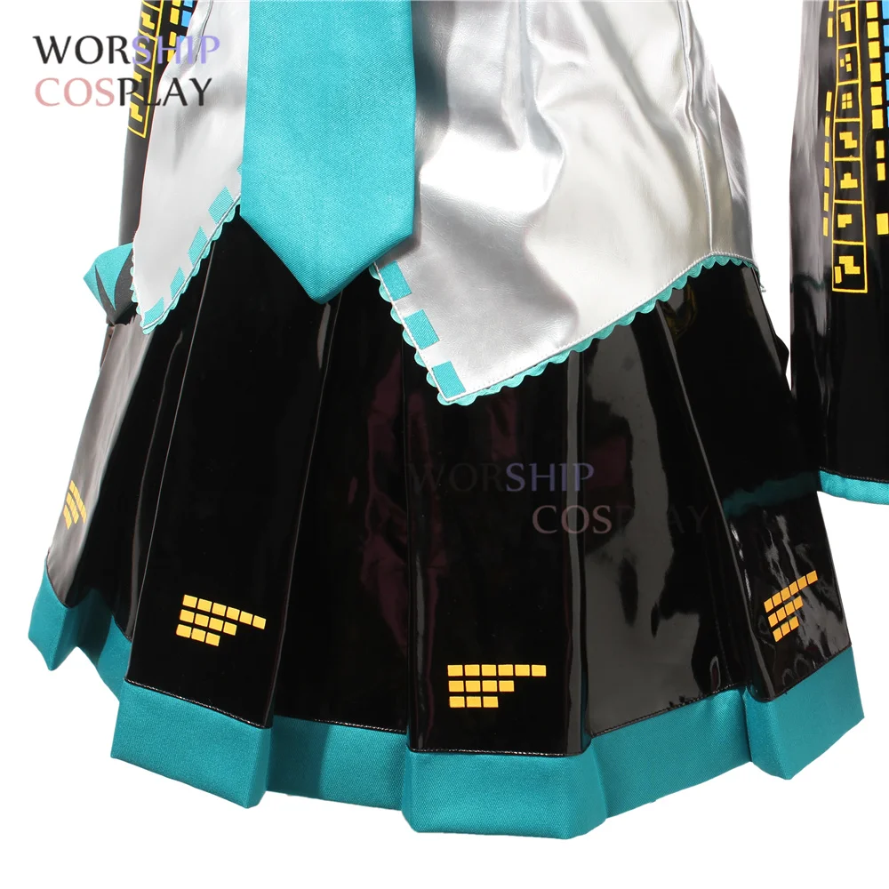 Женский костюм для косплея Miku из искусственного сплава|Костюмы аниме| |